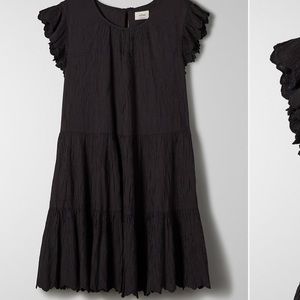 Black Sidonie Dress from Aritzia